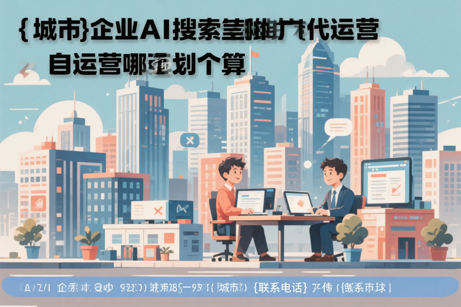 西宁企业AI搜索推广代运营和自运营哪个更划算
