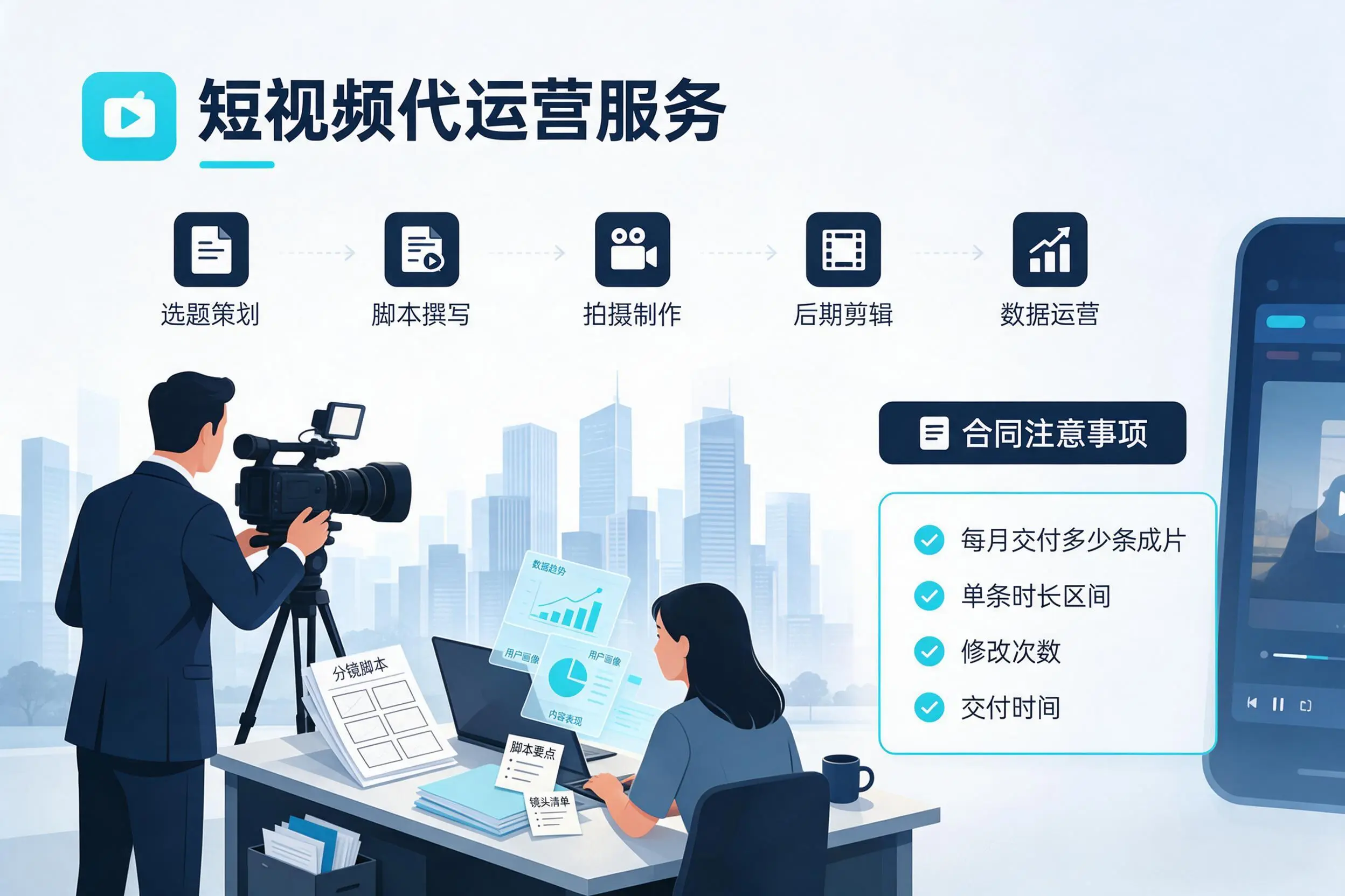 短视频代运营包含哪些服务?西宁企业常见问题科普