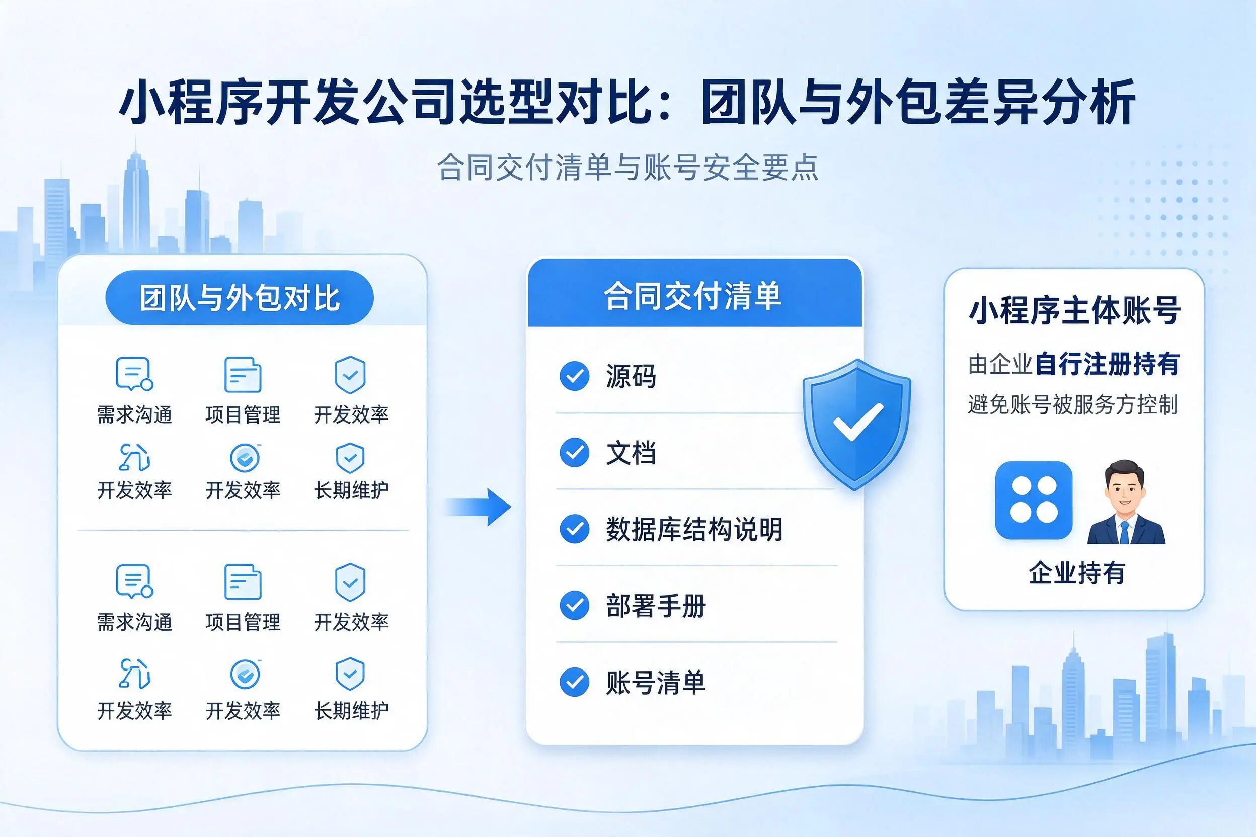 西宁小程序开发公司选型对比：团队与外包差异分析