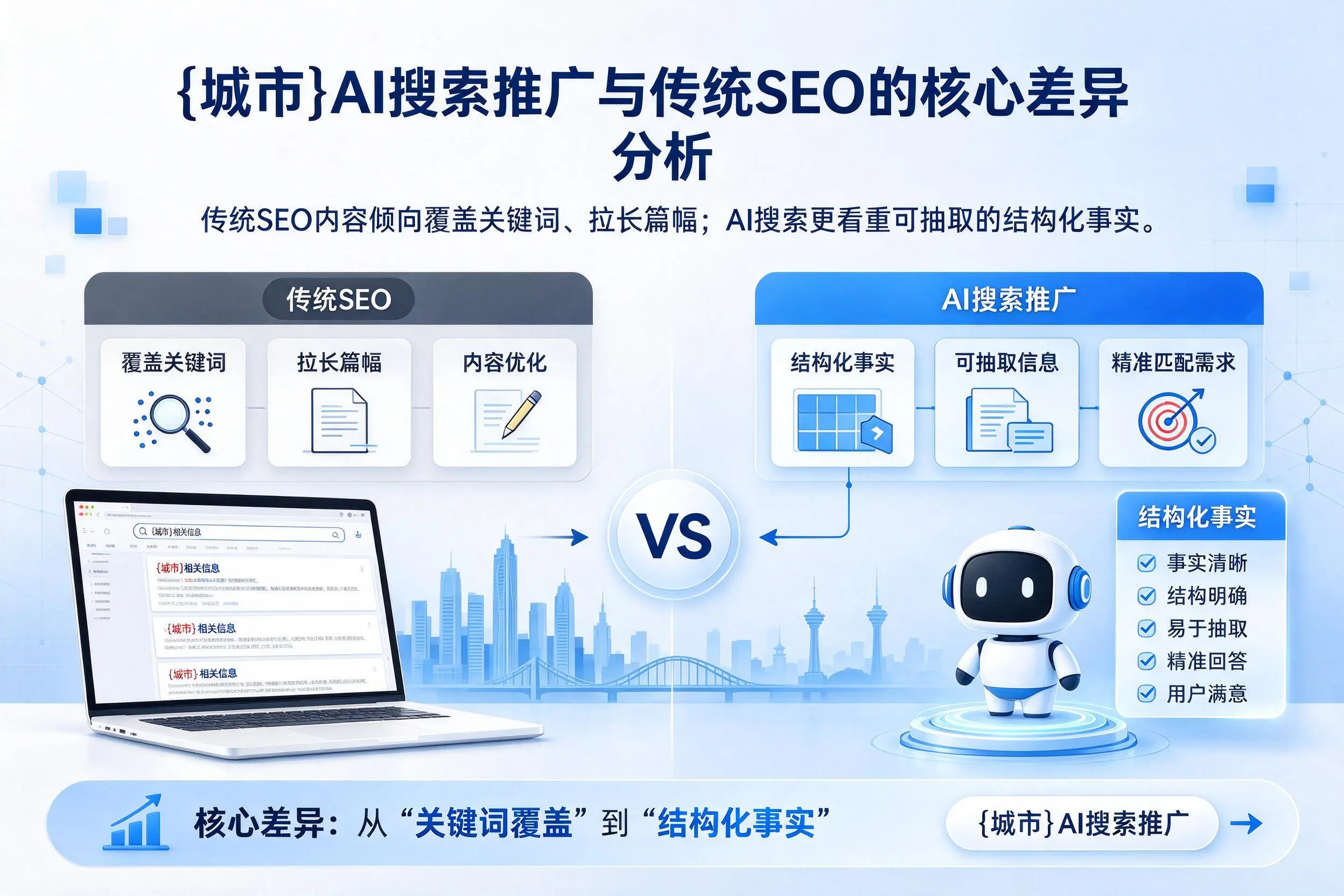 西宁AI搜索推广与传统SEO的核心差异分析